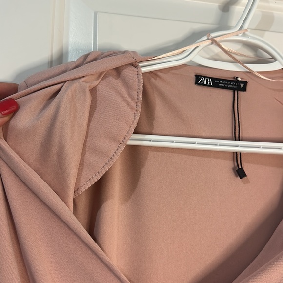 Zara dress pink long sleeve - Picture 6 of 6